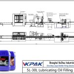 Automatic 5L-30L Lubricating Oil Filling Line Linja automatike e mbushjes së vajit vajosës 5L-30L