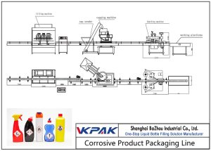 Linja automatike e mbushjes së produktit gërryes